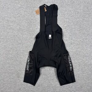 WYN Republic Cycling Bib Shorts Mens Medium Black Ventum Pannier Padded NEW